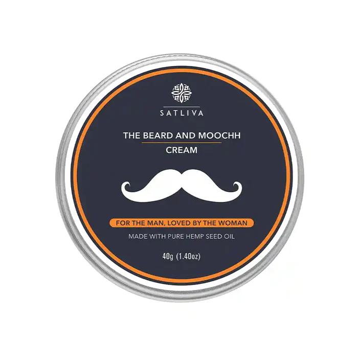 Satliva The Beard and Moochh Hemp Cream - Image 3